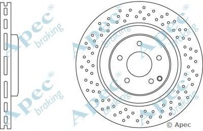 APEC BRAKING dsk2544 -  Тормозной диск